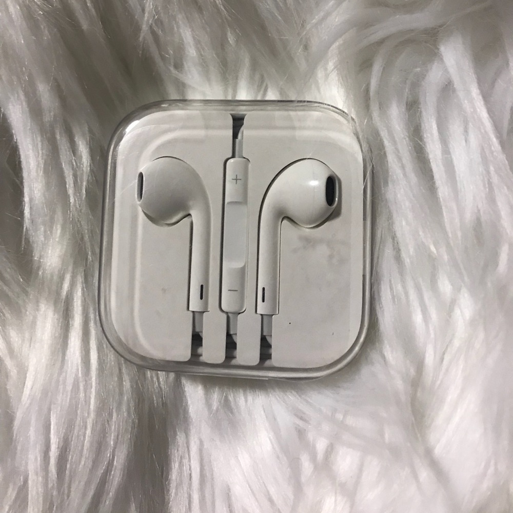 Apple earphones with mic